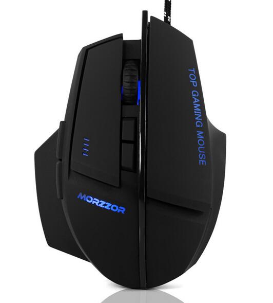 High-end professional 2400DPI 7D LED light USB wired gaming mouse